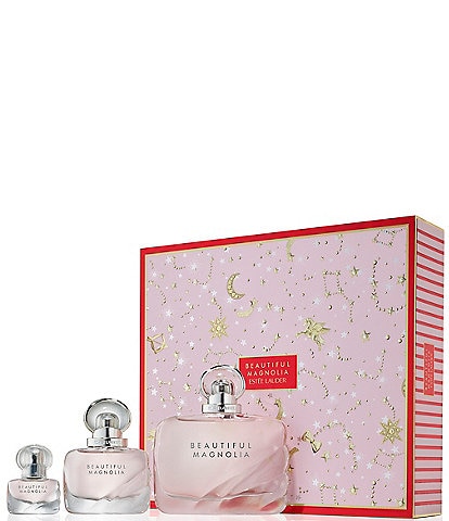 Estee Lauder Beautiful Magnolia Deluxe Trio Fragrance Gift Set