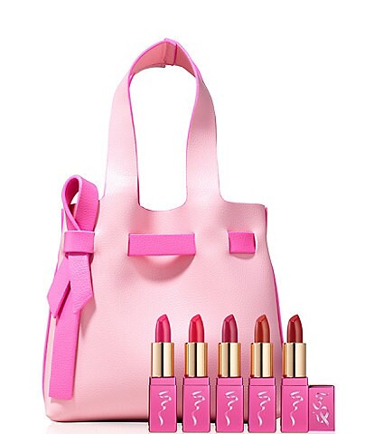 Estee Lauder Best in Pinks Commemorative 30th Anniversary Collection Pink Ribbon Mini Lipstick Collection