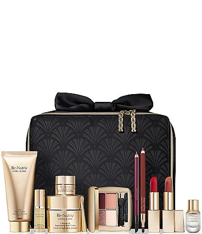 Estee Lauder The Secret of Infinite Beauty Luxury Re-Nutriv Skincare and Makeup Gift Set