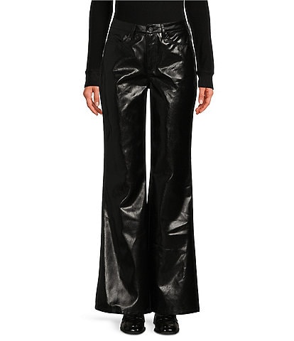 Every Coated Denim High Rise Wide Leg Pants