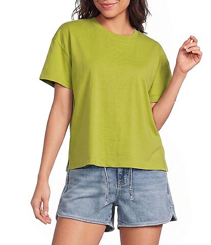 Every Crew Neck Short Sleeve Boxy Tee