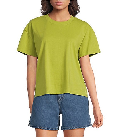 Every Crew Neck Short Sleeve Boxy Tee