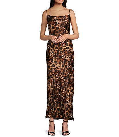 Animal print dress dillards best sale