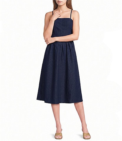 Evolutionary Denim Midi Dress