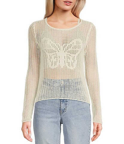 Evolutionary Long Sleeve Butterfly Sweater