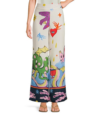 Evolutionary Print Texture Pants