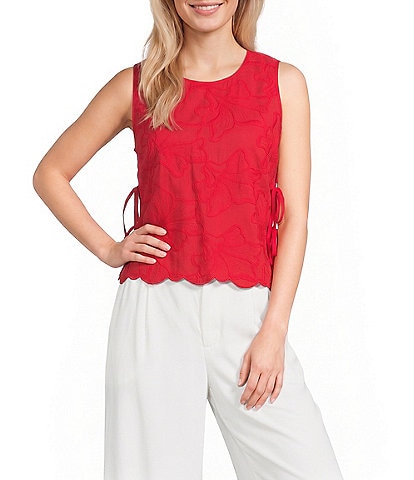 Evolutionary Sleeveless Side Tie Top