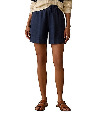 Faherty Bayview Woven Mid Rise Boxer Shorts