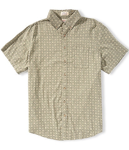 Faherty Big & Tall Breeze Stretch Short Sleeve Woven Shirt