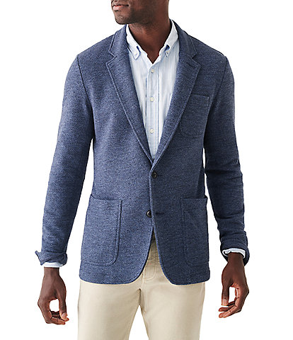 Faherty Big & Tall Unstructured Inlet Knit Stretch Blazer