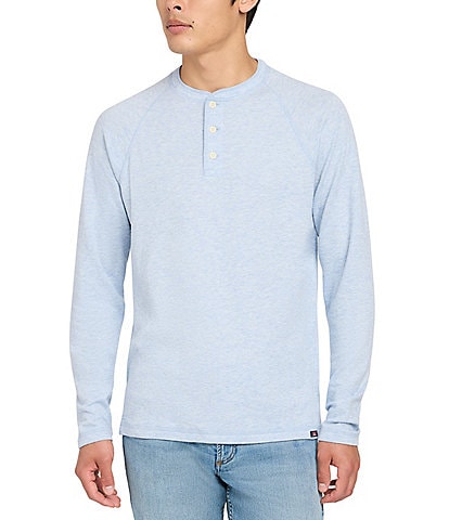 Faherty Cloud Long Sleeve Henley Shirt