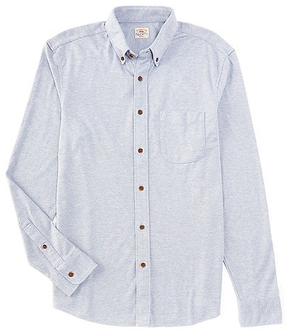 Faherty Coastline Knit Long Sleeve Woven Shirt