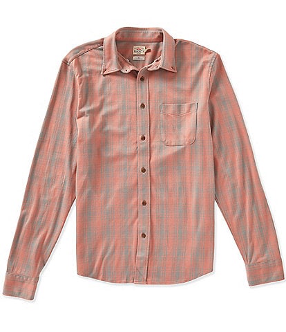 Faherty Coastline Knit Long Sleeve Woven Shirt
