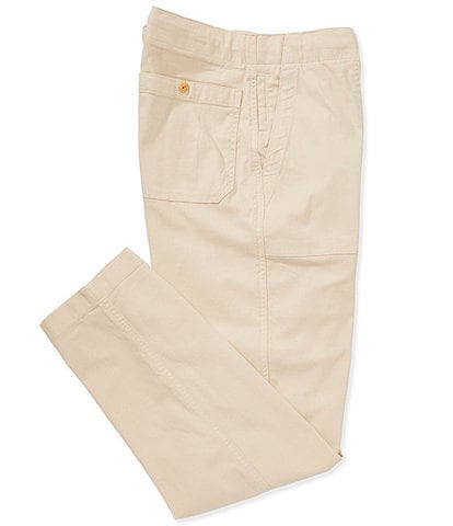 Faherty Dune Organic Cotton Blend Straight Leg Relaxed Utility Pants