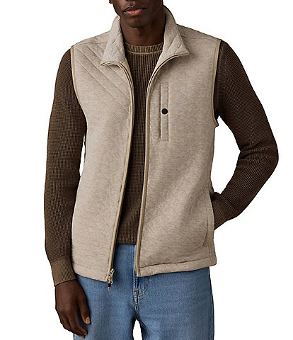 Faherty Epic Quilted Fleece Vest