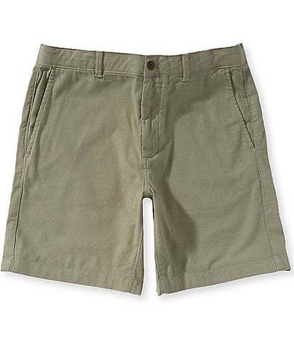 Faherty Essential Stretch Twill Organic Cotton 8#double; Inseam Shorts