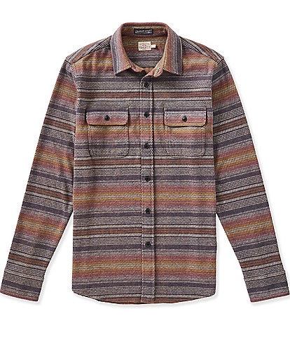 Faherty Legend Sweater Medium Plaid Long Sleeve Woven Shirt