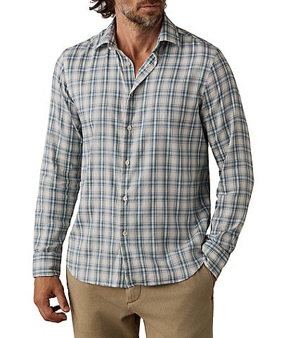 Faherty Monterrey Medium Plaid Long Sleeve Woven Shirt
