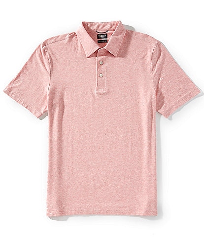 Faherty Movement Heather Short Sleeve Polo Shirt