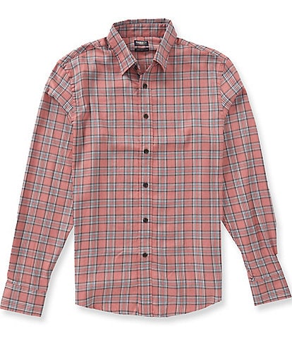 Faherty Movement Long Sleeve Woven Plaid Shirt