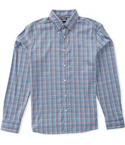 Faherty Movement Medium Plaid Long Sleeve Woven Shirt