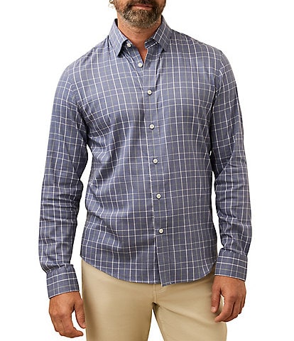 Faherty Movement Medium Plaid Long Sleeve Woven Shirt