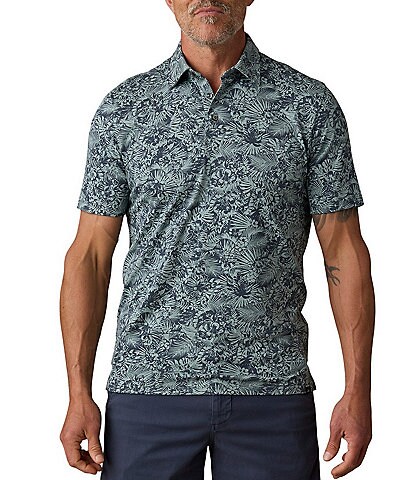 Faherty Movement Pique Short Sleeve Polo Shirt