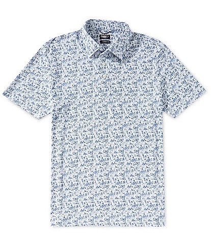 Faherty Movement Pique Short Sleeve Polo Shirt