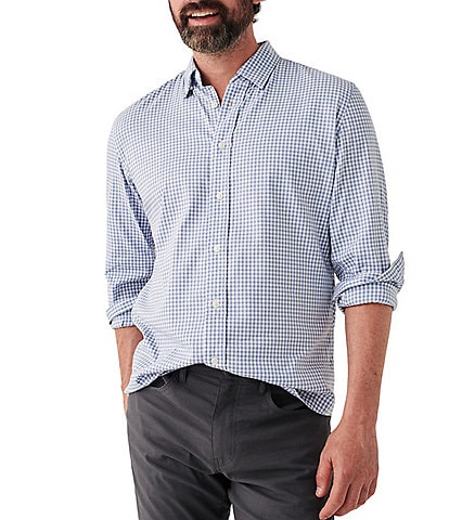 Faherty Performance Stretch Movement Gingham Woven Shirt