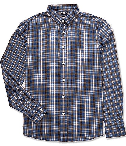 Faherty Performance Stretch Movement Plaid Print Long Sleeve Woven Shirt