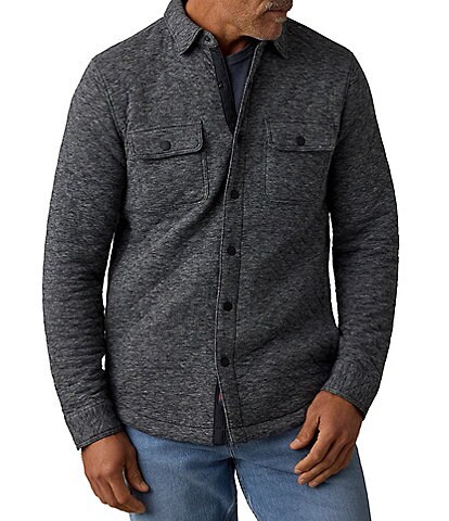 Faherty Quilted Fleece CPO Shirt Jacket