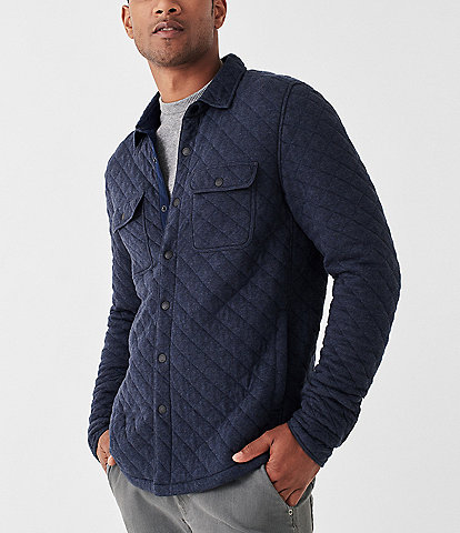 Faherty Quilted Fleece CPO Shirt Jacket