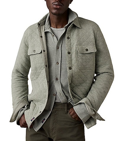 Faherty Quilted Fleece CPO Shirt Jacket