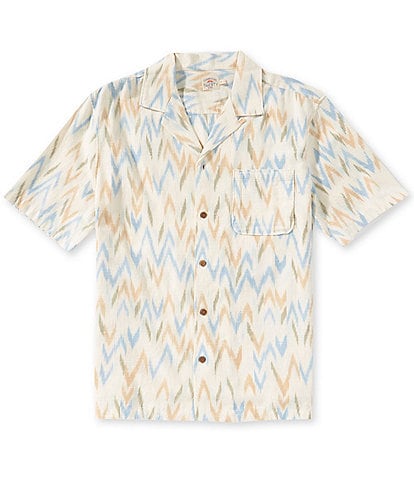 Faherty Resort Short Sleeve Woven Camp Shirt