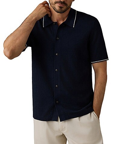 Faherty Short Sleeve Sweater Shirt