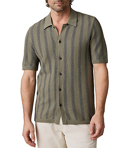 Faherty Short Sleeve Sweater Shirt