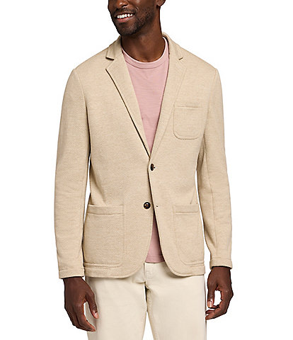 Faherty Slim Fit Unstructured Inlet Knit Stretch Blazer