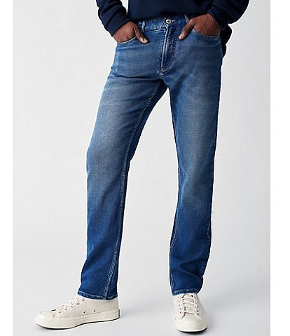 Faherty Slim Fit Stretch Terry Indigo 5-Pocket Jeans