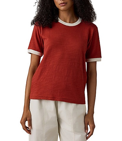 Faherty Slub Camp Tee