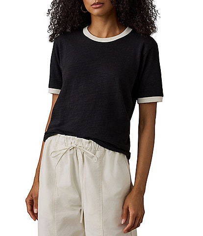 Faherty Slub Camp Tee