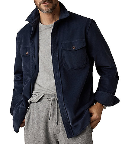 Faherty Stretch Terry Corduroy Work Shirt