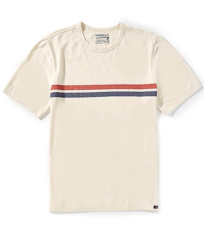 Faherty Stripe Sunwash Short Sleeve T-Shirt