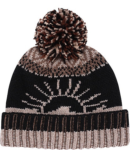 Faherty Sun-And-Wave Motif Beanie
