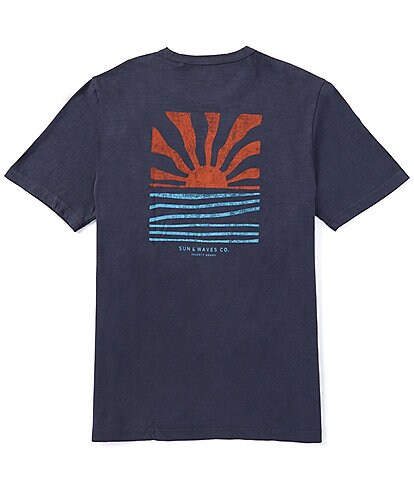 Faherty Sunwashed Graphic Short Sleeve T-Shirt