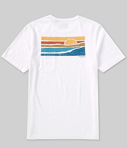 Faherty Sunwashed Ocean Scene Graphic Short Sleeve T-Shirt