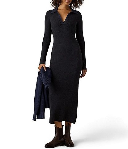 Faherty Sweater Midi Dress