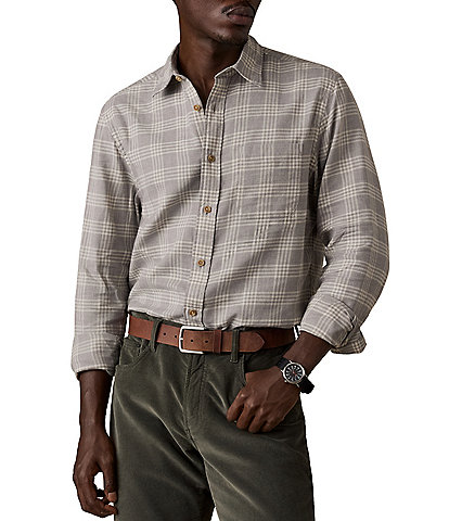 Faherty Timberline Twill Long Sleeve Woven Shirt