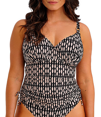  Shell Bay Underwire Bra Tankini Swim Top