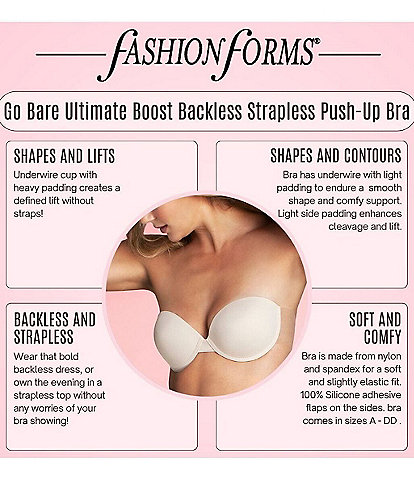 dd bra for backless dress strapless bra for backless dress Dominique Brie Backless Strapless Bra  Black / 44 / DD/E