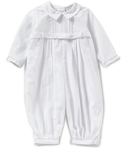 Friedknit Creations Baby Boys 3-9 Months Pleated Dot Coverall